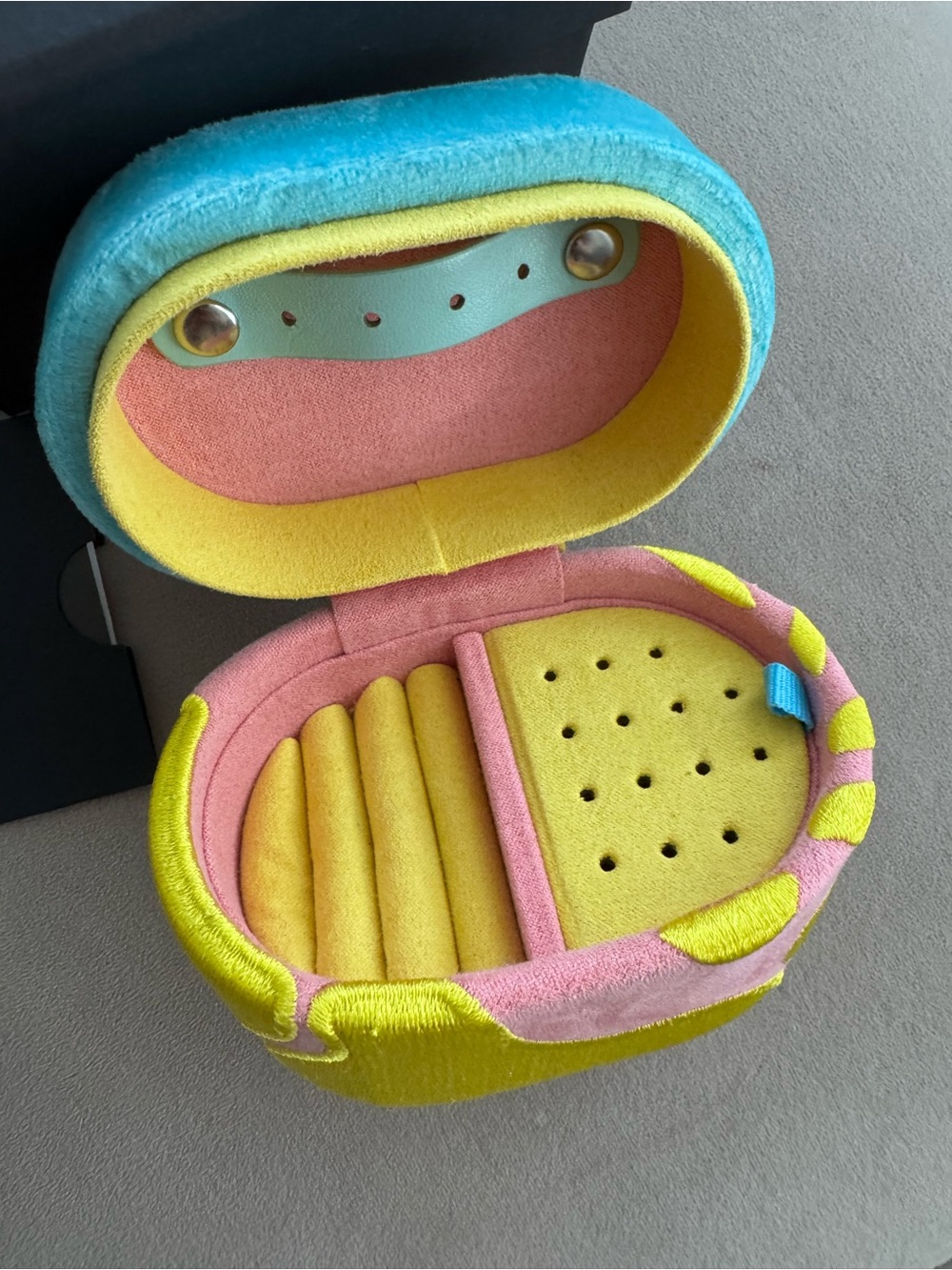 🌀🍥 Bea Bongiasca x Wolf Velour Small Jewelry Box - Pink, Blue, Yellow